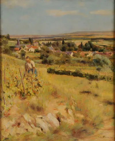 Вид на Шенай by Эмиль Бара, 1895 — digital art print download