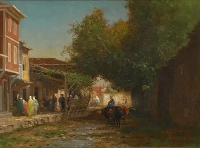 A Turkish Street by Germain Fabius Brest — digital art print download