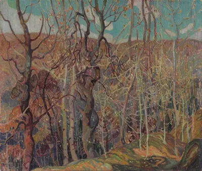 Серебристая запутанность by Франклин Кармайкл, 1921 — digital art print download