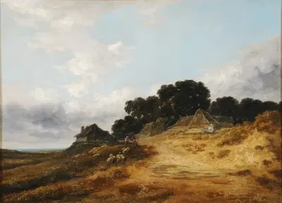 Хижина на краю леса by Жорж Мишель — digital art print download
