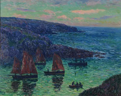 Вечер в Дюэлане by Генри Морет, 1902 — digital art print download