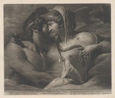 Jupiter and Juno on Mount Ida by Джеймс Барри, c. 1809 — digital art print download
