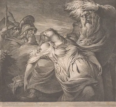 King Lear by James Barry, 1776 — digital art print download