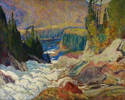 Водопады, река Монреаль by Джеймс Эдвард Херви Макдональд, 1920 — digital art print download