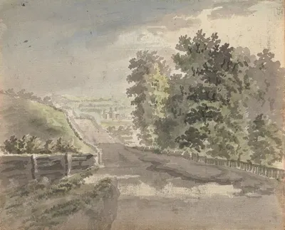 A Country Lane. by James Miller — digital art print download