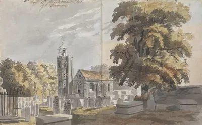 Church at Marlylebone by James Miller — digital art print download