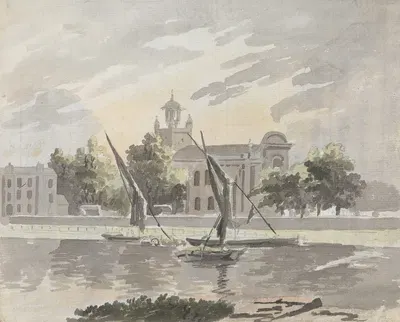 View of Isleworth Church by James Miller — digital art print download