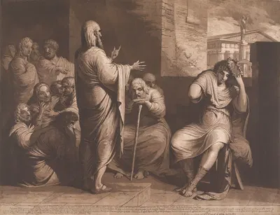 The Conversation of Polemon by James Barry, 1778 — digital art print download