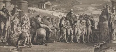 The Diagorides Victors at Olympia (Design for the Walls of the Great Room of the Society for the Encouragement of the Arts)…