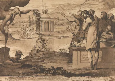 The Phoenix or the Resurrection of Freedom by James Barry, 1776 — digital art print download
