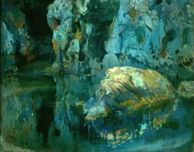 Камень в пруду by Хоакин Мир Тринксе — digital art print download