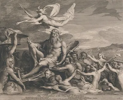 The Thames or the Triumph of Navigation (Designs for the Great Room of the Society for the Encouragement of the Arts) by…