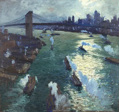 Path of gold by Jonas Lie, 1914 — digital art print download