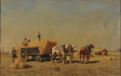 La moisson by Jules-Jacques Veyrassat — digital art print download