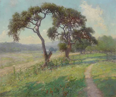 Untitled (Texas Hill Country Landscape) by Julian Onderdonk — digital art print download