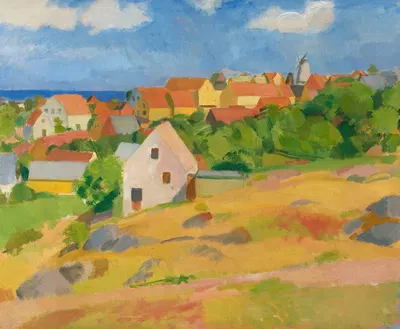 Вид на Гудхем by Карл Исаксон, 1921 — digital art print download