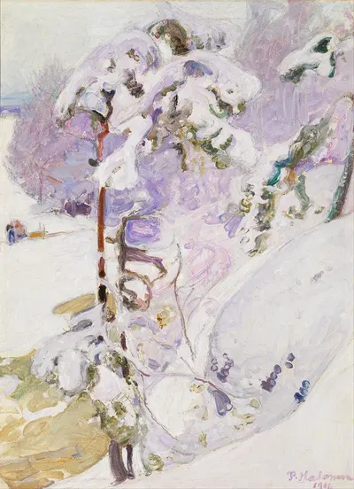 Early spring by Pekka Halonen, 1911 — digital art print download