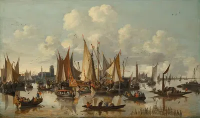 Визит Вильгельма III Оранского в Дордрехт в 1672 году by Питер Бут — digital art print download