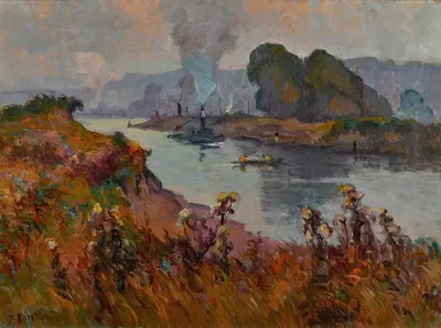 Берег Сены by Робер Антуан Пиншон, 1935 — digital art print download