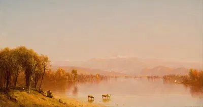Indian Summer in the White Mountains by Sanford Robinson Gifford, 1862 — digital art print download