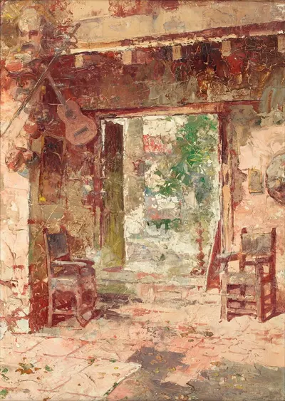Антикварный магазин, Куско by Теофило Кастильо, 1917 — digital art print download