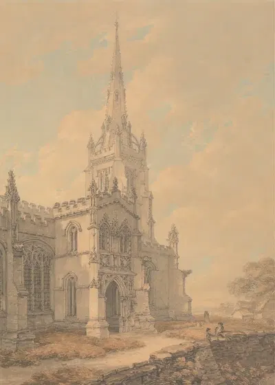 Thaxted Church, Essex by Thomas Hearne — digital art print download