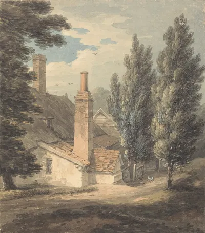 The Back of a Farm House by Thomas Hearne — digital art print download
