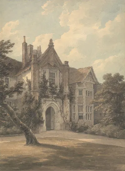 The Lecture House, Watford by Thomas Hearne, 1807 — digital art print download