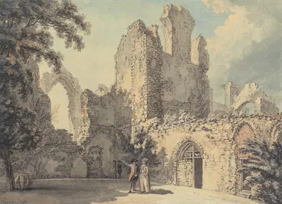 The Ruins of Leiston Abbey by Thomas Hearne, 1781 — digital art print download