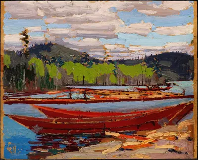 Лодки by Том Томпсон, 1916 — digital art print download