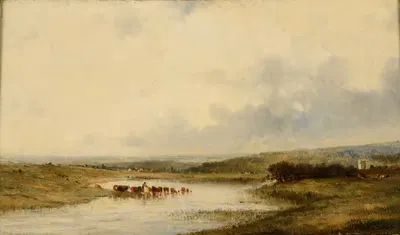Environs de l'Isle-Adam by Léon-Victor Dupré, 1850 — digital art print download