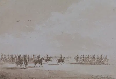 Trotting Past by Джеймс Паттисон Кокберн — digital art print download