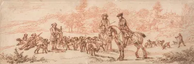 Hare Hunting; The Kill by Jan Wyck — digital art print download