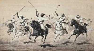 The charge by John Alexander Harington Bird — digital art print download