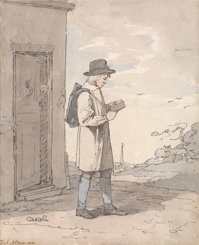 Going to School by John Augustus Atkinson — digital art print download