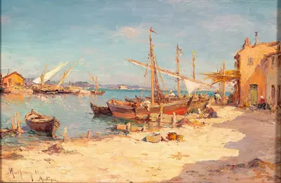 Сцена в Мартиг by Шарль Мальфруа, 1910 — digital art print download