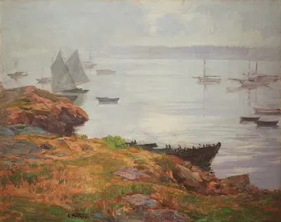 Пейзаж by Эдвард Генри Поттхаст, 1921 — digital art print download