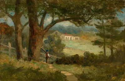 Homeward by Edward Mitchell Bannister, 1895 — digital art print download