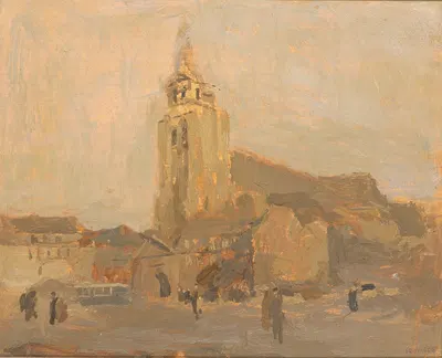 Eglise Saint Merry by Frank Edwin Scott — digital art print download