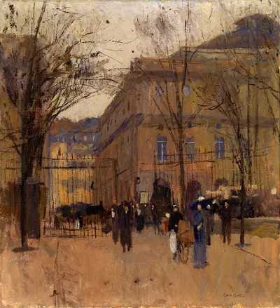 L' Odeon du Luxembourg by Frank Edwin Scott — digital art print download