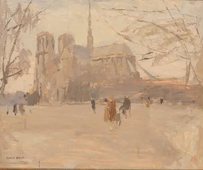 Notre Dame no. II by Frank Edwin Scott — digital art print download