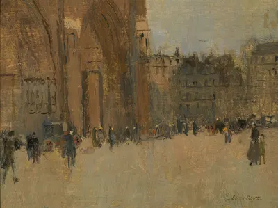 Notre Dame no. III by Frank Edwin Scott — digital art print download