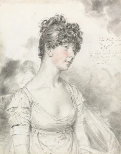 Miss Campbell by Джон Даунман, 1803 — digital art print download