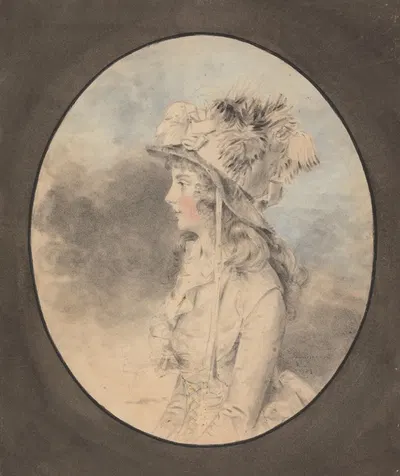 Miss Nott by Джон Даунман, 1789 — digital art print download