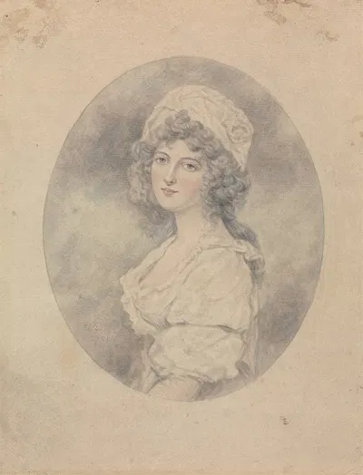 Portrait of Lady Marjorie Jenkins by Джон Даунман, 1798 — digital art print download