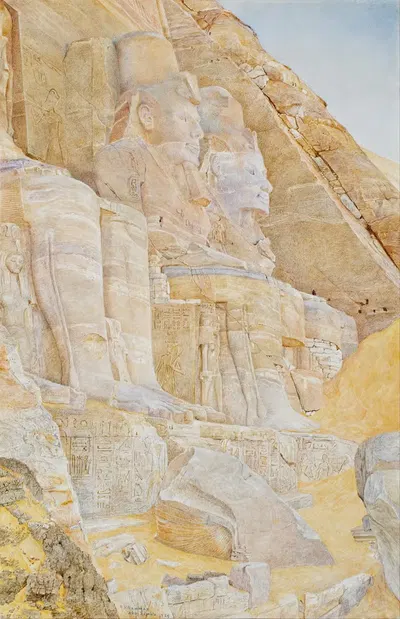 Храм Рамзеса II by Генри Родерик Ньюман, 1905 — digital art print download