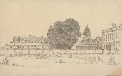 Greenwich Hospital by Джон Гловер — digital art print download
