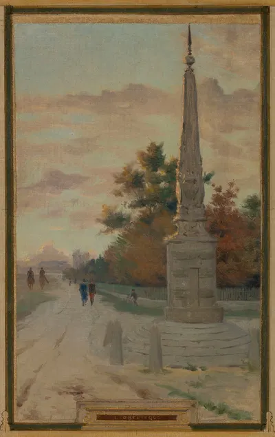 Обелиск by Морис Шабас, 1898 — digital art print download