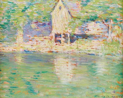 River Scene (Giverny). by Philip Leslie Hale — digital art print download