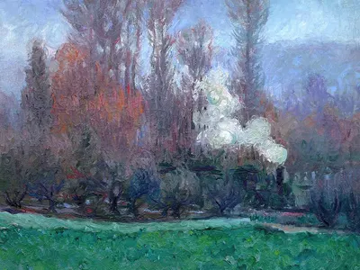 Le Train à Giverny by Theodore Earl Butler, 1904 — digital art print download